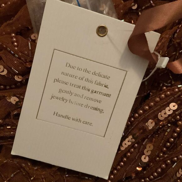 Mac Duggal 5442 Womens Embellished Bell Sleeve Tiered Gown Dress - Picture 15 of 15